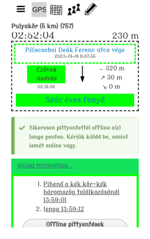 Offline pittyentő oldal